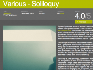 Read Resident Advisor Review of Soliloquy