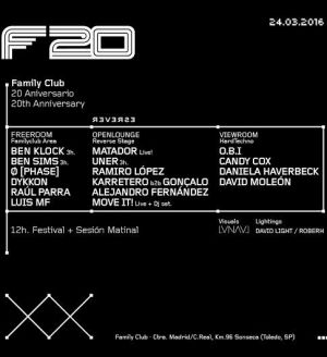 Ø [Phase]  at XX Aniversario Family Club