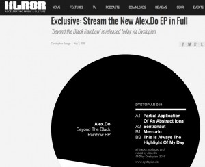 XLR8R exclusive: Stream the new Alex.Do EP in full
