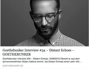 Goethebunker Interview #34 – Distant Echoes