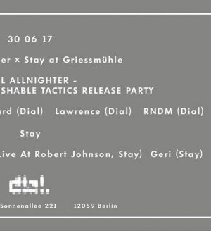 Dial Allnighter x Stay w/ RNDM, Carsten Jost, Serge, DJ Richard